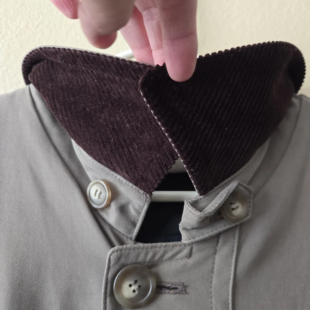 Vintage RALPH Ralph Lauren Trench Coat Mens 42R Brown Wool Liner Overcoat Preppy